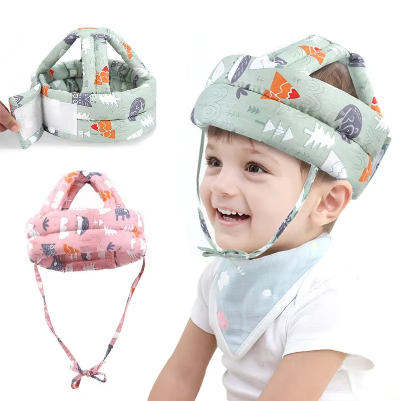 Anti-Collision Protective Hat Baby Safety Helmet Soft Comfortable Head Security & Protection Adjustable Hats Baby Toddler Cap