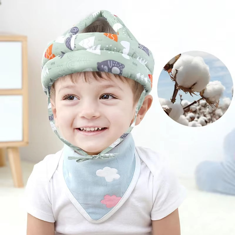 Anti-Collision Protective Hat Baby Safety Helmet Soft Comfortable Head Security & Protection Adjustable Hats Baby Toddler Cap